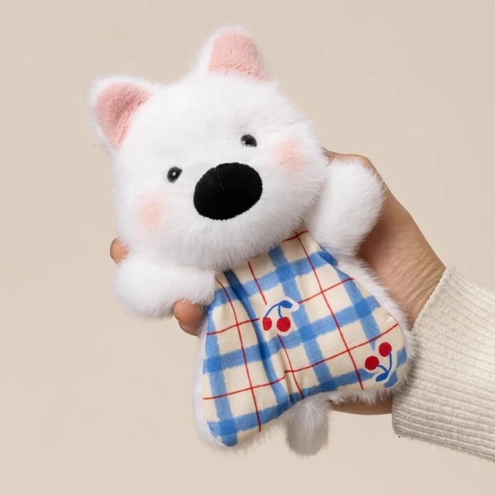Peluche perrito blanco
